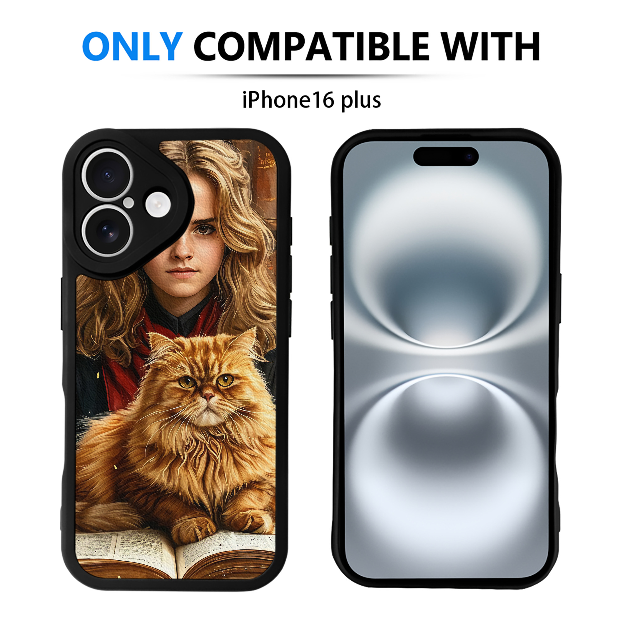 （画像用） Harry Potter ハリー・ポッターシリーズ 【iPhone 16シリーズ対応】シリコンスマホケース（レザー調） 材質：シリコン